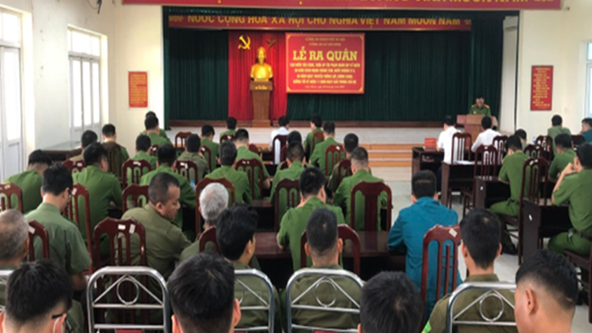 Công an xã Liên Minh: Ra quân Cao điểm tấn công, trấn áp tội phạm
