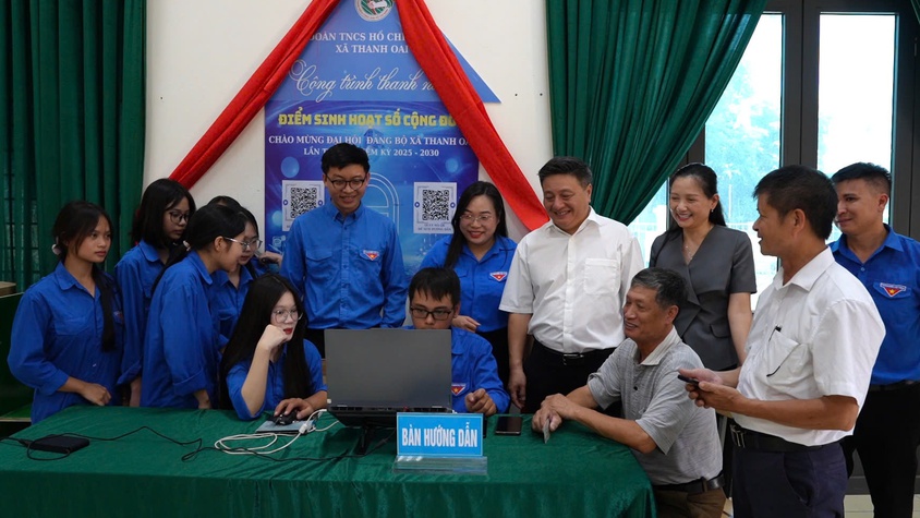 Xã Thanh Oai: Khánh thành công trình thanh niên 