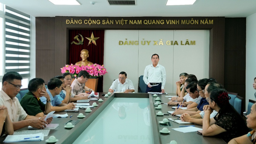 UBMTTQ Việt Nam xã Gia Lâm tổ chức hội nghị góp ý dự thảo văn kiện Đại hội Đảng