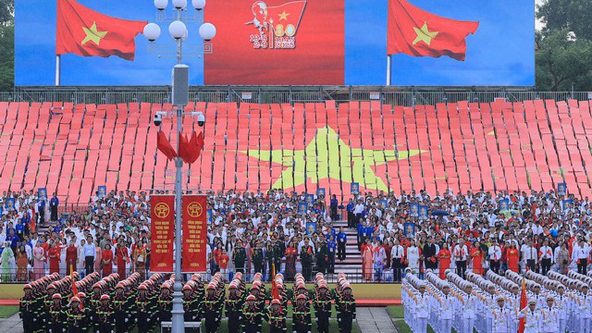Lễ chào cờ và tiếp sóng trực tiếp Lễ kỷ niệm, diễu binh, diễu hành kỷ niệm 80 năm Quốc khánh nước Cộng hòa xã hội chủ nghĩa Việt Nam 02/9/2025