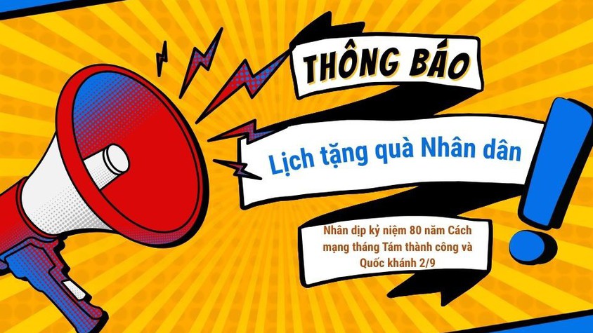 Phường Tây Hồ: Thông báo lịch tặng quà Nhân dân dịp kỷ niệm 80 năm Cách mạng tháng Tám thành công và Quốc khánh 2/9