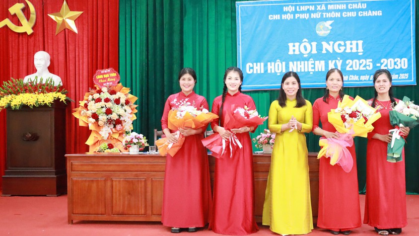 Hội nghị Chi hội Phụ nữ thôn Chu Chàng và Chu Châu: Đoàn kết, sáng tạo, xây dựng tổ chức Hội vững mạnh
