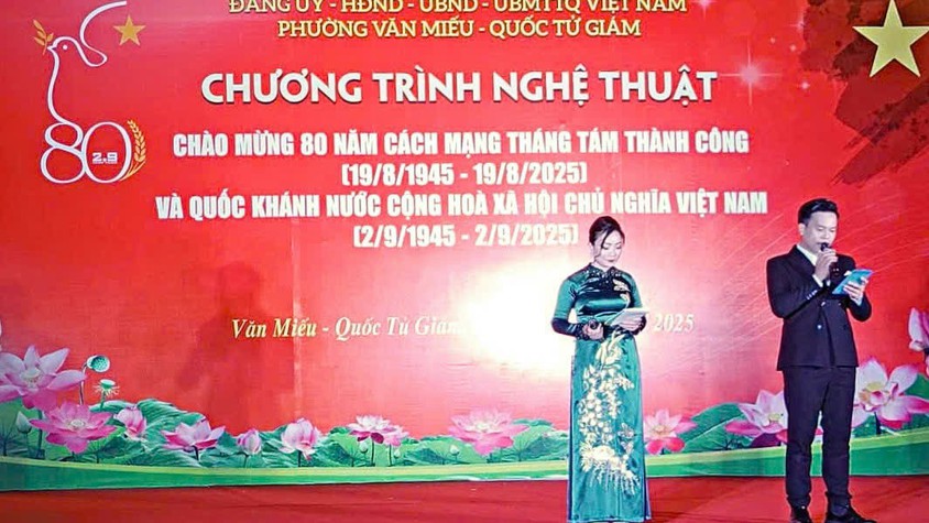 CHƯƠNG TRÌNH NGHỆ THUẬT CHÀO MỪNG 80 NĂM CÁCH MẠNG THÁNG TÁM VÀ QUỐC KHÁNH 2/9