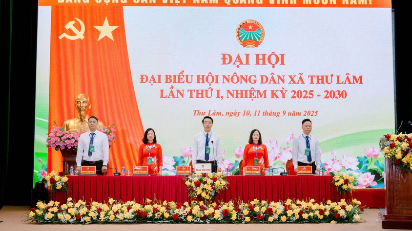 Phiên Nội bộ Đại hội đại biểu Hội Nông dân xã Thư Lâm lần thứ I, nhiệm kỳ 2025-2030.