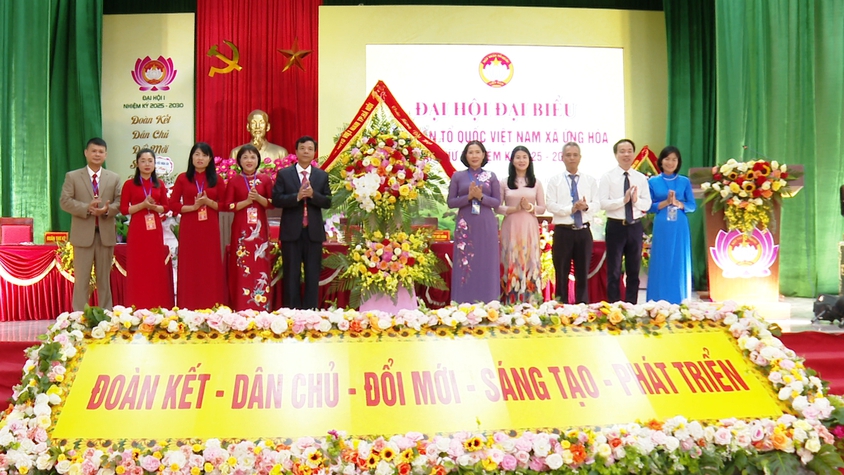 ĐẠI HỘI MẶT TRẬN TỔ QUỐC VIỆT NAM XÃ ỨNG HÒA LẦN THỨ NHẤT, NHIỆM KỲ 2025 – 2030 THÀNH CÔNG TỐT ĐẸP.