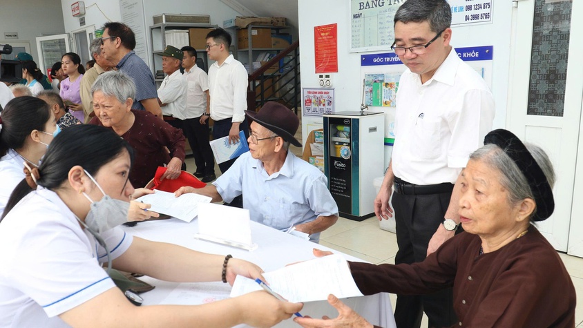 Xã Tiến Thắng khám sức khỏe chuyên sâu cho nhân dân, bước tiến mới trong công tác an sinh xã hội