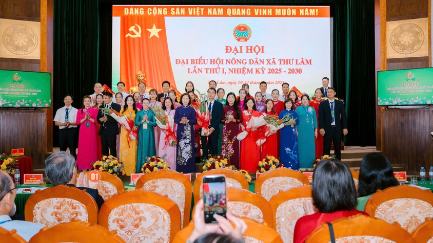 Đại hội đại biểu Hội Nông dân xã Thư Lâm lần thứ I, nhiệm kỳ 2025-2030.