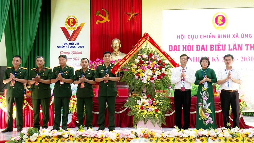 ĐẠI  HỘI ĐẠI BIỂU HỘI CỰU CHIẾN BINH XÃ ỨNG HÒA LẦN THỨ VIII, NHIỆM KỲ 2025 - 2030 THÀNH CÔNG TỐT ĐẸP.