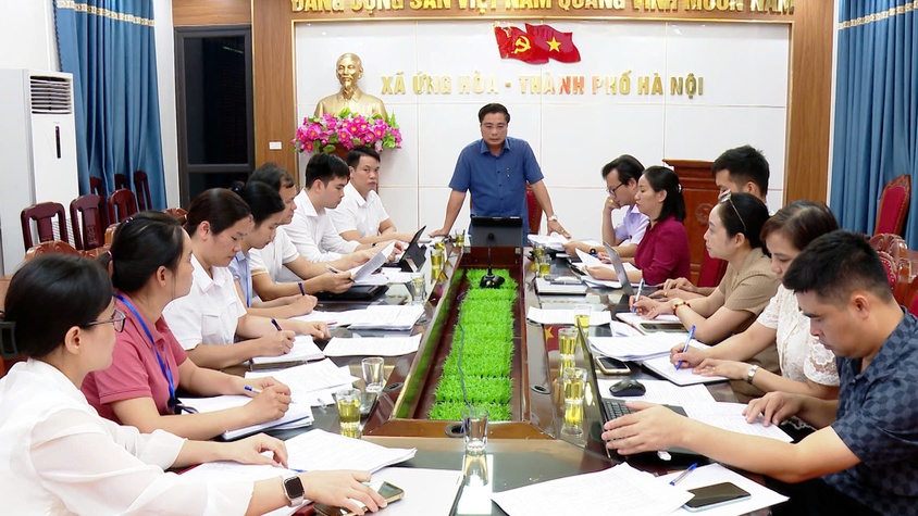 UBND xã Ứng Hòa tổ chức Hội nghị báo cáo kết quả công tác cải cách hành chính và chuyển đổi số năm 2025.