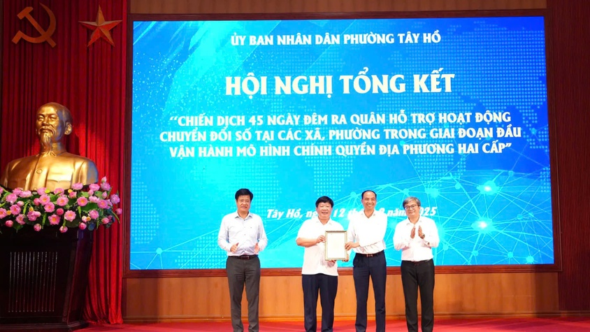 Tây Hồ: Điểm sáng tiên phong trong hành trình chuyển đổi số Thủ đô