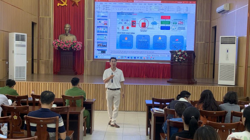 Phòng Cảnh sát PCCC&CNCH hướng dẫn khai báo, cập nhật dữ liệu và kết nối hệ thống truyền tin báo cháy