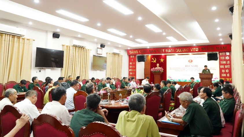 Hội Cựu Chiến binh phường Chương Mỹ tổ chức hội nghị lấy phiếu tín nhiệm nhân sự nhiệm kỳ 2025–2030