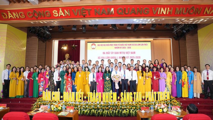 MTTQ xã Gia Lâm tổ chức thành công Đại hội lần thứ I, nhiệm kỳ 2025-2030