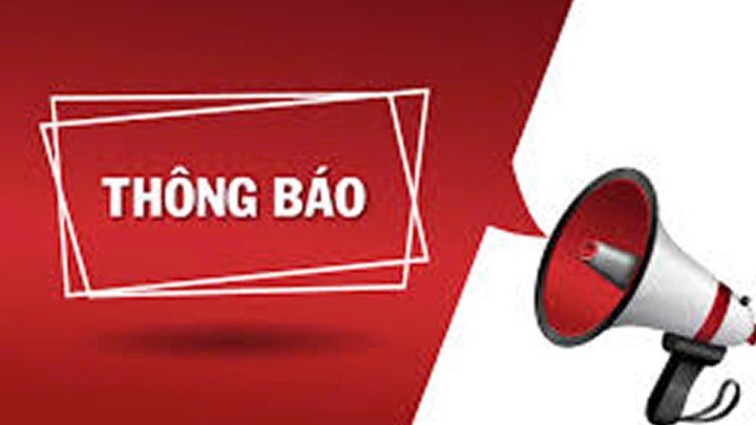 Thông báo công khai Quyết định về việc giao đất cho người trúng đấu giá Quyền sử dụng đất