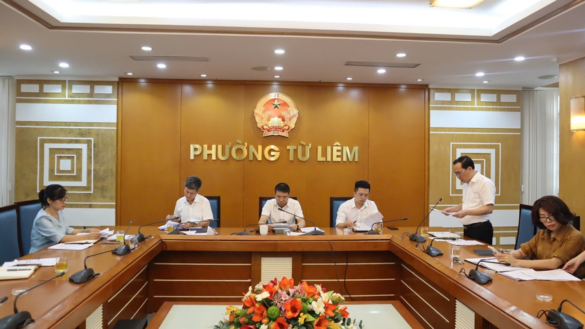 UBND phường Từ Liêm họp thống nhất nội dung các khối đề xuất