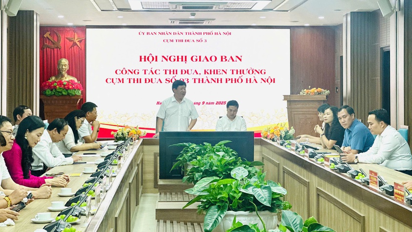 Cụm Thi đua số 03 Hà Nội tổ chức Hội nghị giao ban công tác thi đua, khen thưởng năm 2025