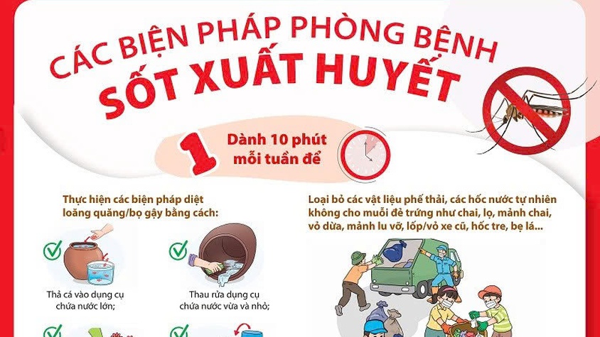 Các biện pháp phòng bệnh sốt xuất huyết