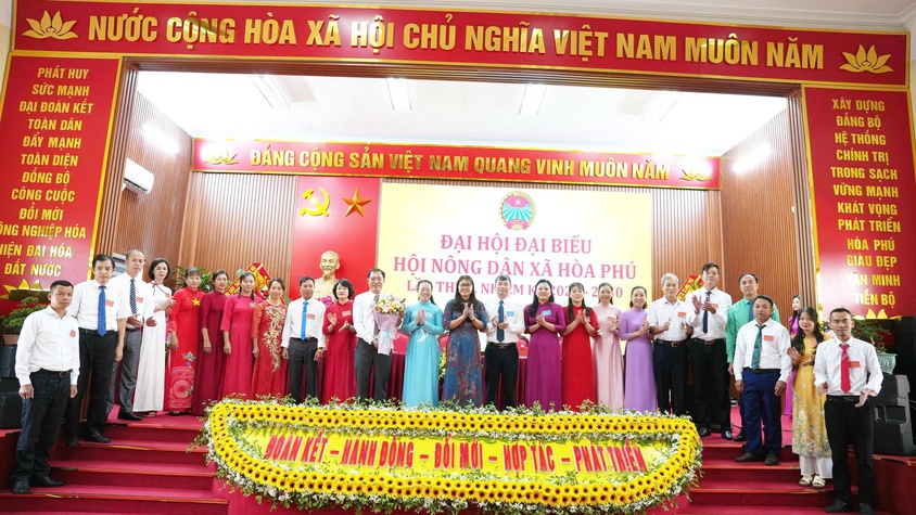 Hội nông dân xã Hòa Phú: “Đoàn kết - Hành động - Đổi mới - Hợp tác - Phát triển”