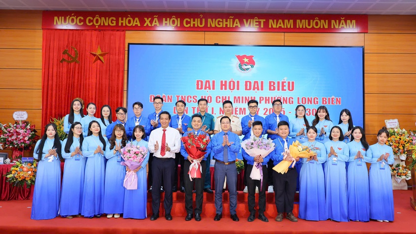 Phường Long Biên tổ chức thành công Đại hội đại biểu Đoàn thanh niên cộng sản Hồ Chí Minh lần thứ I, nhiệm kỳ 2025-2030
