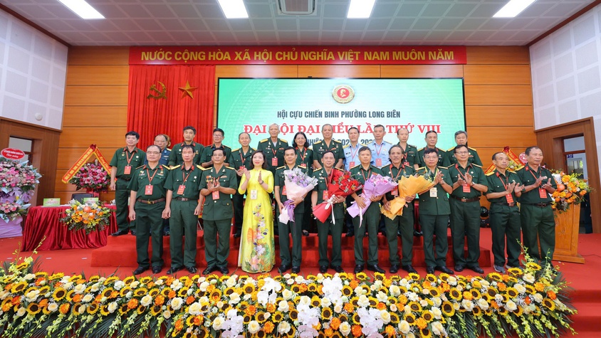 Đại hội Đại biểu Hội Cựu chiến binh phường Long Biên lần thứ VIII, nhiệm kỳ 2025 – 2030 thành công tốt đẹp