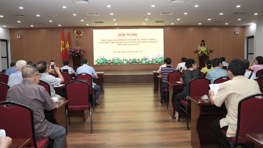 Phường Cầu Giấy: Triển khai chiến dịch làm giàu, làm sạch cơ sở dữ liệu đất đai