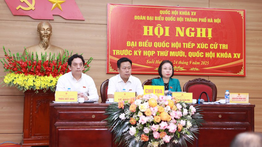 Tiếp xúc cử tri tại đơn vị bầu cử số 7: Nhiều kiến nghị gửi tới Kỳ họp thứ 10, Quốc hội khóa XV