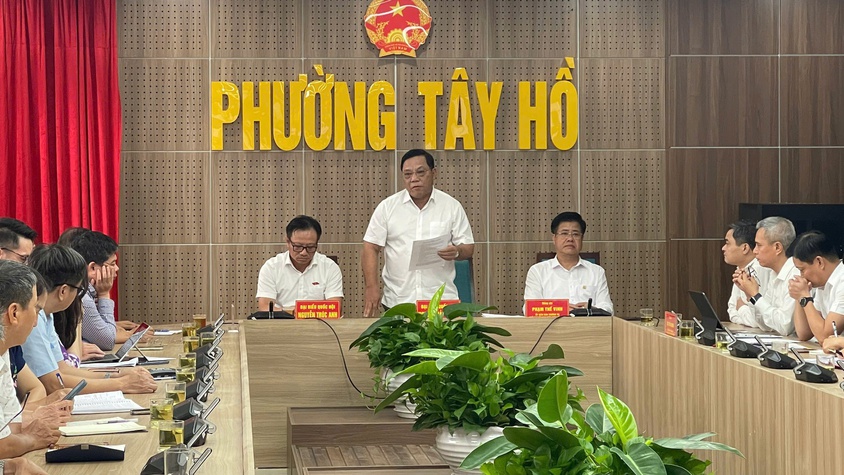 Đoàn đại biểu Quốc hội TP Hà Nội tiếp xúc cử tri đơn vị bầu cử số 5 trước kỳ họp thứ Mười, Quốc hội khóa XV