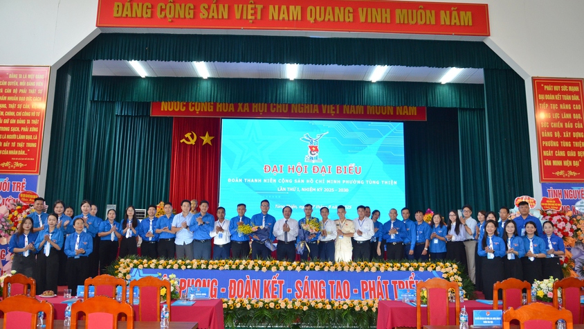 Đại hội đại biểu Đoàn TNCS Hồ Chí Minh phường Tùng Thiện lần thứ I, nhiệm kỳ 2025-2030