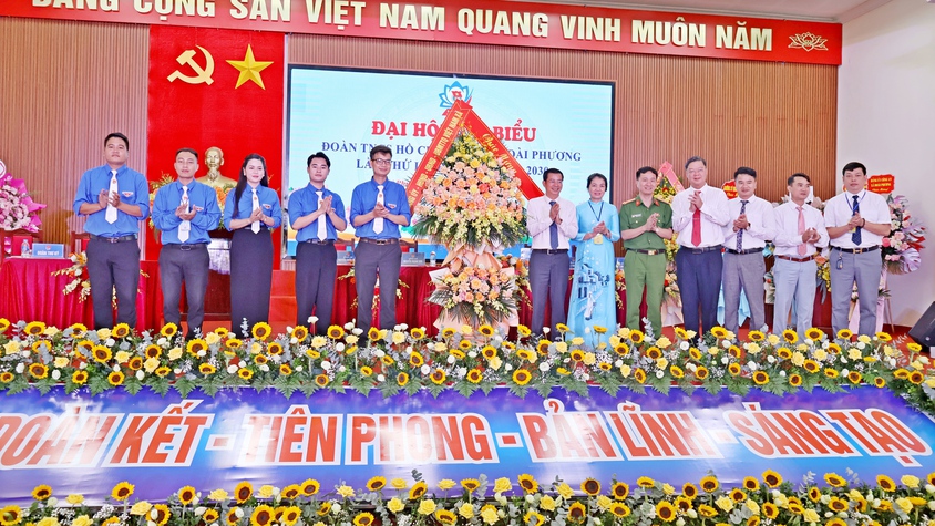 Đại hội đại biểu Đoàn thanh niên xã Đoài Phương lần thứ I nhiệm kỳ 2025 – 2030