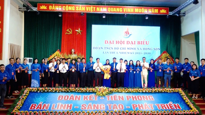 Đoàn Thanh niên xã Hồng Sơn đoàn kết, tiên phong trong kỷ nguyên số