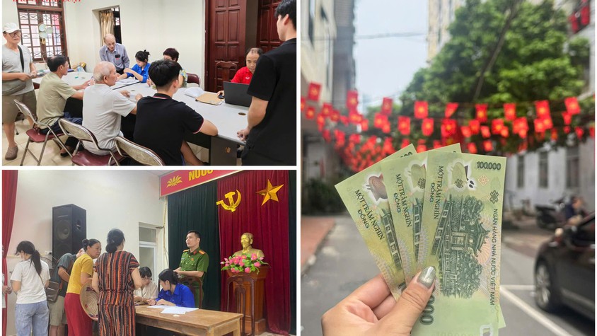 Người dân phấn khởi nhận quà mừng Quốc khánh 2 9