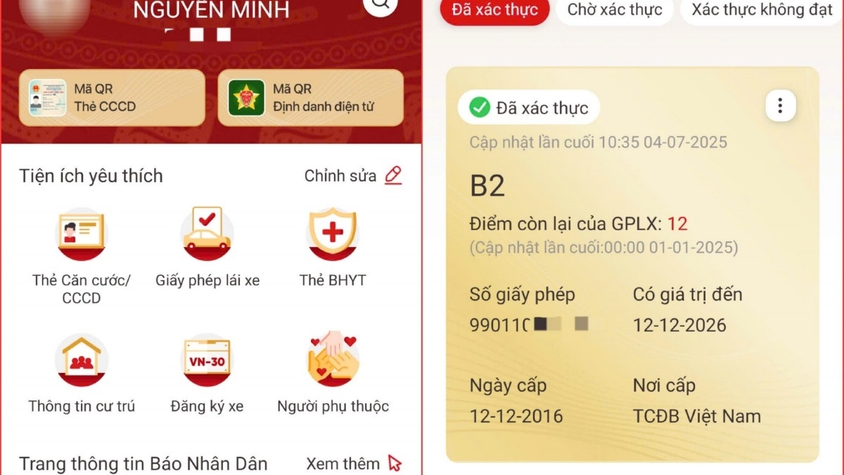 Tích hợp giấy phép lái xe lên VNeID nhanh gọn, tránh rủi ro lừa đảo