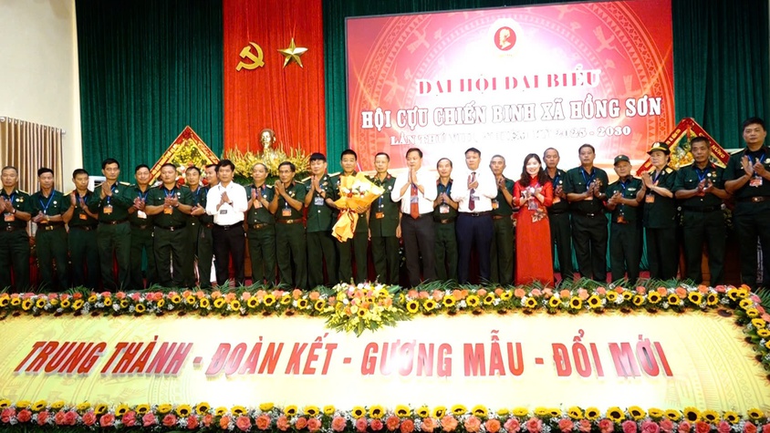 Hội Cựu chiến binh xã Hồng Sơn phát huy phẩm chất “Bộ đội Cụ Hồ” trong kỷ nguyên mới