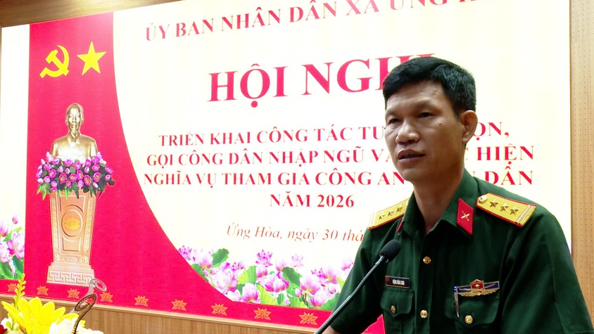 HỘI NGHỊ TRIỂN KHAI CÔNG TÁC TUYỂN CHỌN, GỌI CÔNG DÂN NHẬP NGŨ VÀ THỰC HIỆN NGHĨA VỤ THAM GIA CÔNG AN NHÂN DÂN NĂM 2026.