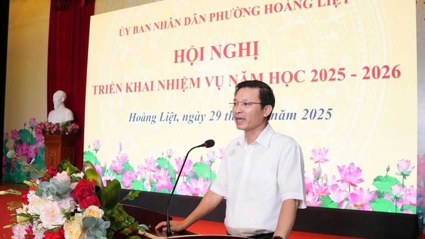 Phường Hoàng Liệt tổ chức Hội nghị triển khai nhiệm vụ 
năm học 2025 - 2026