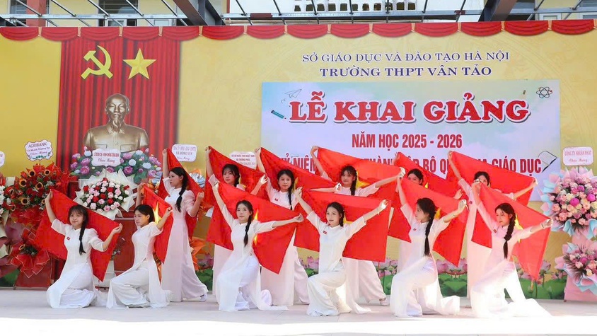 Lễ Khai giảng năm học mới tại các trường học trên địa bàn xã Hồng Vân