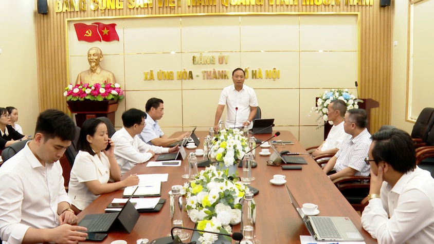 Ứng Hòa: Đơn vị đầu tiên trên địa bàn Thành phố định hướng xây dựng và triển khai Đề án bản sao số.
