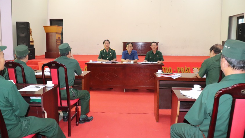 Hội Cựu chiến binh xã Bát Tràng lấy phiếu tín nhiệm nhân sự tham gia Ban Chấp hành hội nhiệm kỳ 2025-2030