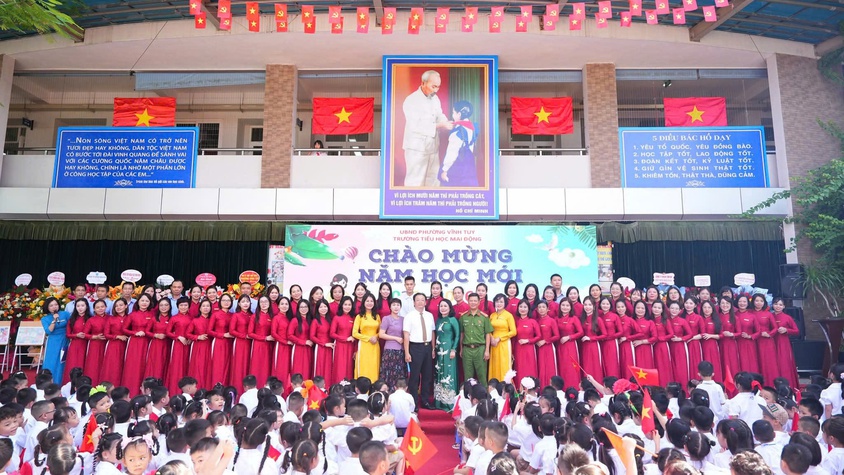 Phường Vĩnh Tuy: Rộn ràng không khí khai giảng năm học mới