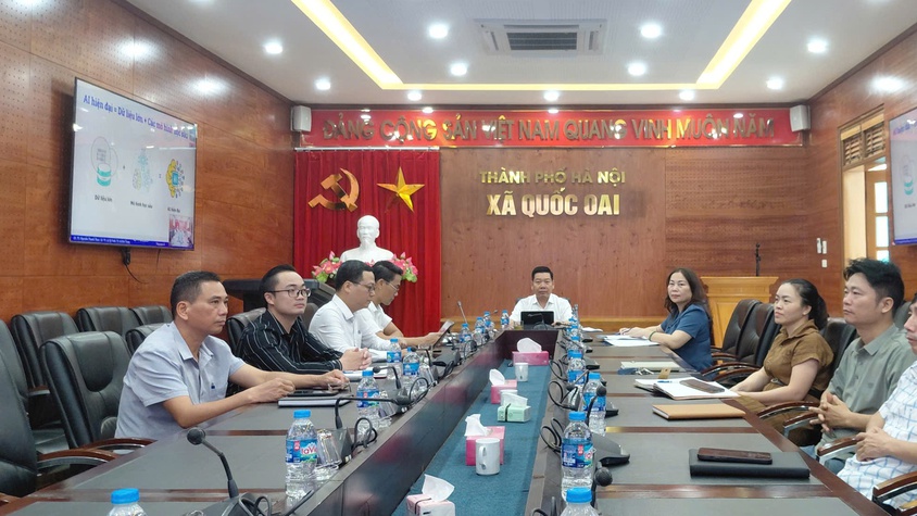 Xã Quốc Oai tham gia gia tập huấn ứng dụng trí tuệ nhân tạo