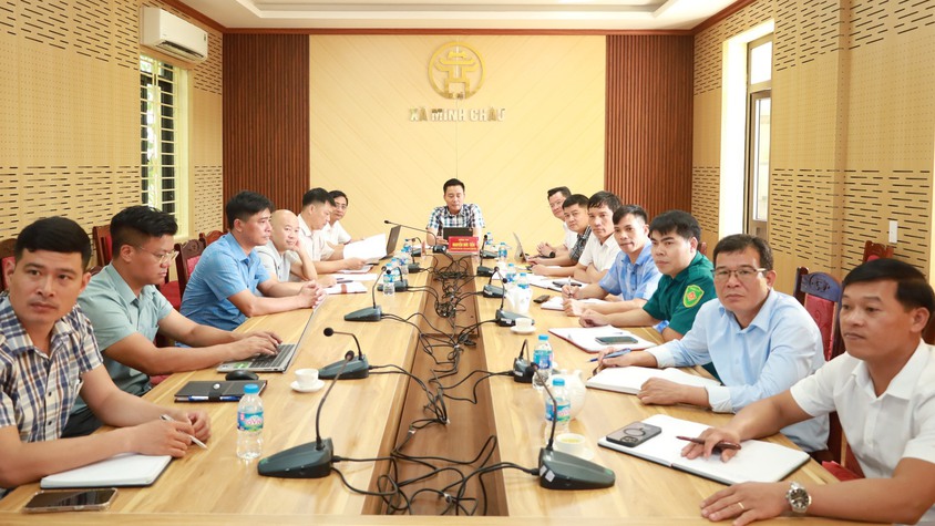 XÃ MINH CHÂU THAM GIA TẬP HUẤN TRỰC TUYẾN: BỒI DƯỠNG, CẬP NHẬT KIẾN THỨC, KỸ NĂNG ĐỐI VỚI CÁN BỘ LÃNH ĐẠO CẤP XÃ