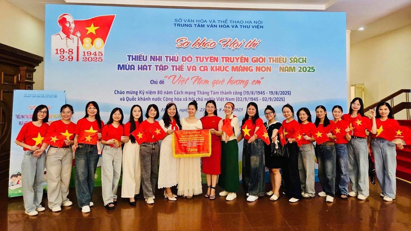 XÃ HỒNG VÂN TỎA SÁNG – BỨT PHÁ VÀO CHUNG KHẢO HỘI THI THIẾU NHI THỦ ĐÔ 2025