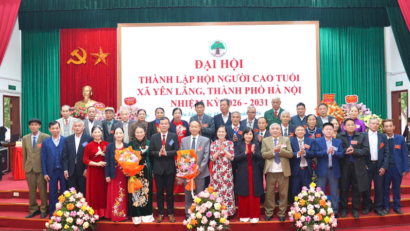 Đại hội thành lập Hội Người cao tuổi xã Yên Lãng nhiệm kỳ 2026–2031