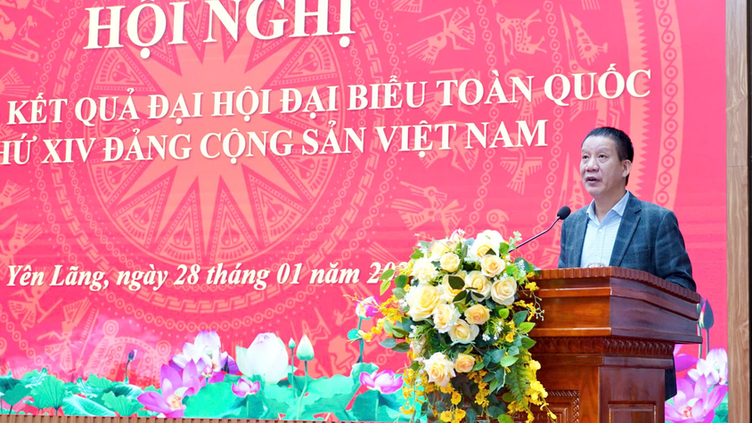 HỘI NGHỊ THÔNG BÁO KẾT QUẢ ĐẠI HỘI ĐẠI BIỂU TOÀN QUỐC LẦN THỨ XIV ĐẢNG CỘNG SẢN VIỆT NAM