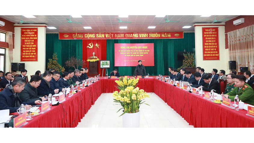 Bí thư Thành ủy Hà Nội Nguyễn Duy Ngọc: Phát triển xã Minh Châu ngày càng giàu đẹp, nhân dân ấm no, hạnh phúc