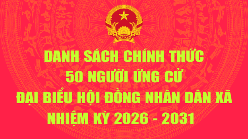 Danh sách người ứng cử Đại biểu Hội đồng Nhân dân xã An Khánh nhiệm kỳ 2026 - 2031