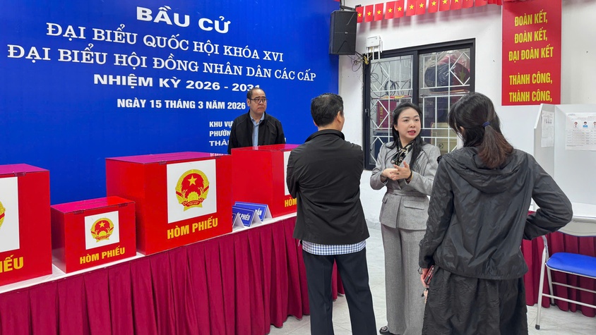 Phường Phương Liệt kiểm tra công tác chuẩn bị tại các khu vực bỏ phiếu phục vụ bầu cử nhiệm kỳ 2026-2031