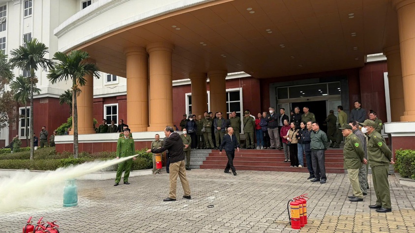 HOÀNG MAI: CHỦ ĐỘNG PHƯƠNG ÁN PHÒNG CHÁY CHỮA CHÁY, BẢO VỆ TUYỆT ĐỐI AN TOÀN KỲ BẦU CỬ ĐẠI BIỂU QUỐC HỘI VÀ HĐND CÁC CẤP