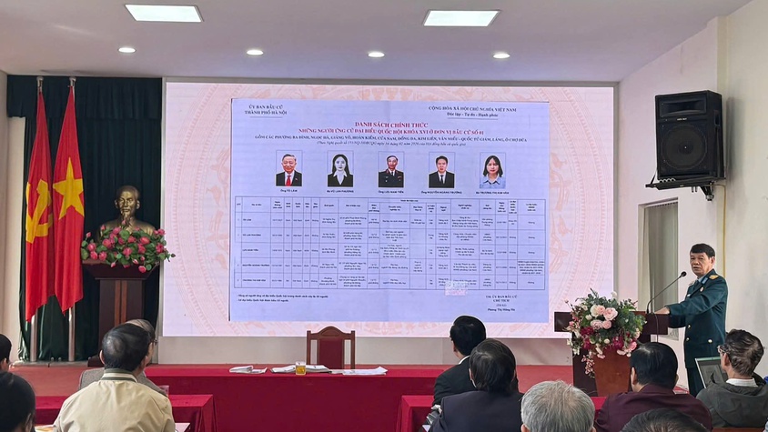 Hội Cựu chiến binh phường Giảng Võ mạn đàm tiểu sử người ứng cử đại biểu Quốc hội khoá XVI và HĐND các cấp