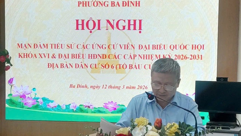 Ba Đình: Mạn đàm tiểu sử người ứng cử, tạo điều kiện để cử tri lựa chọn đại biểu xứng đáng